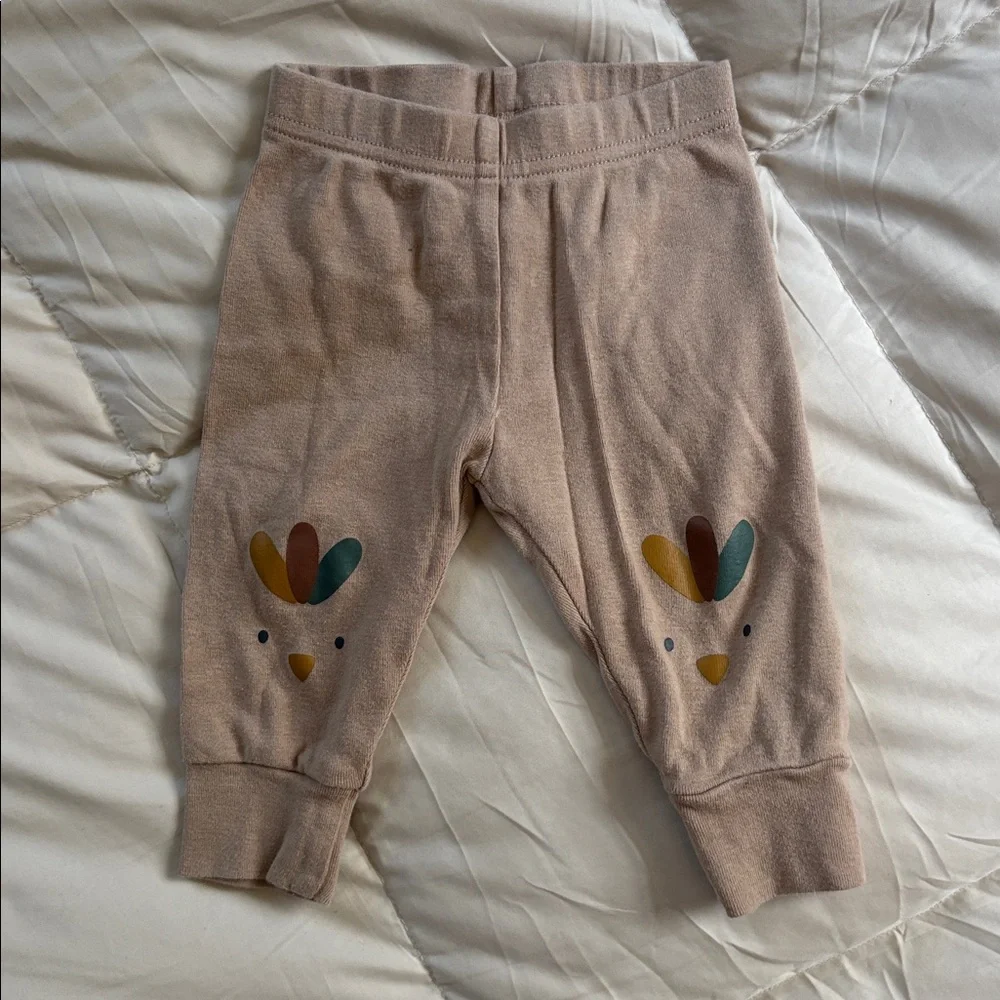 Carter's Festive My First Turkey Day Thanksgiving Outfit Set Onesie Pants Brown